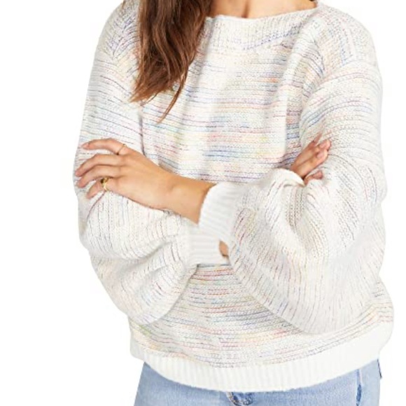 BB DAKOTA BY STEVE MADDEN Speckle Edition Sweater in Multi size SMALL - Picture 2 of 9